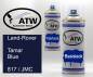Preview: Land-Rover, Tamar Blue, 817 / JMC: 400ml Sprühdose + 400ml Klarlack - Set, von ATW Autoteile West.